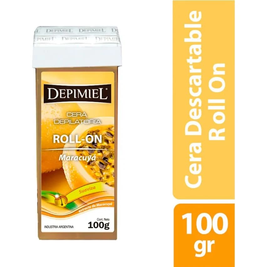 Cera Depilatoria Roll-On Depimiel Maracuyá 100 g