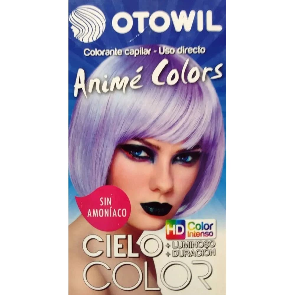 Tintura Capilar Otowil Cielo Animé Lila 47 g x 6 Unidades