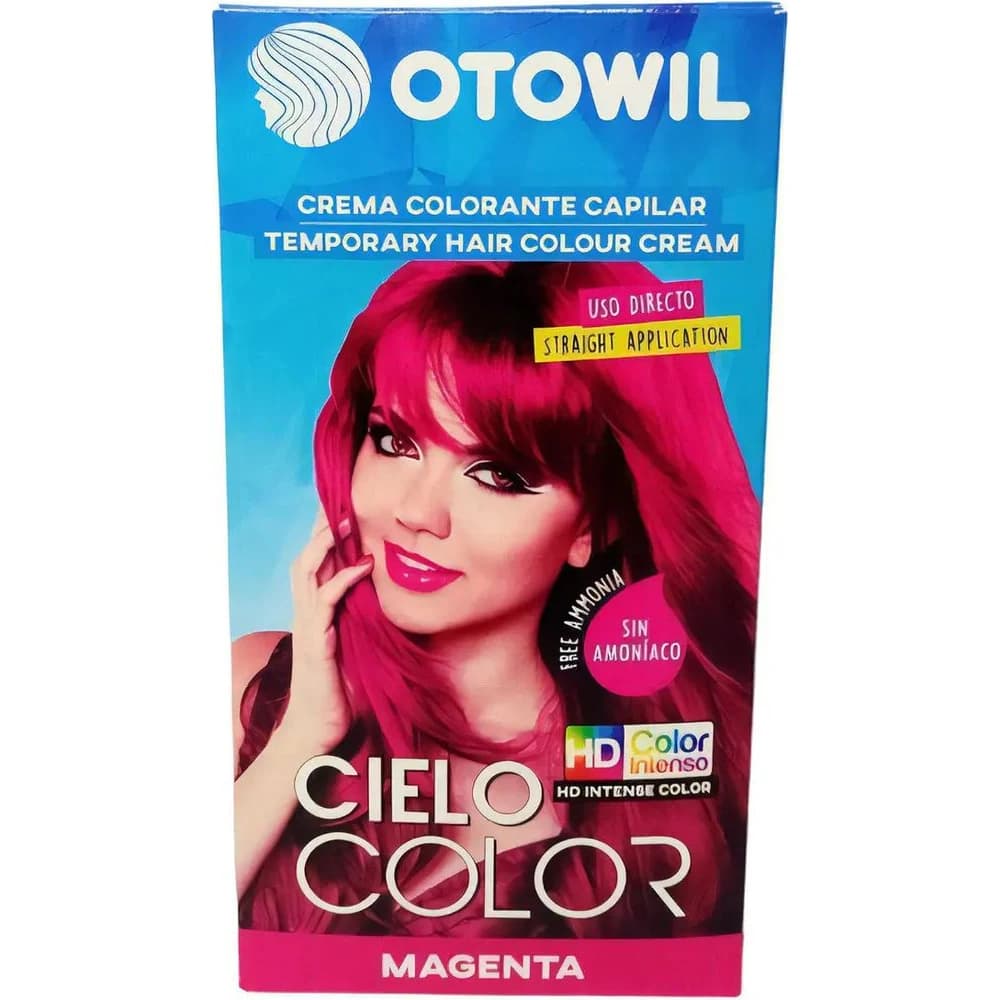 Tintura Capilar Otowil Cielo Magenta 47 g x 6 Unidades