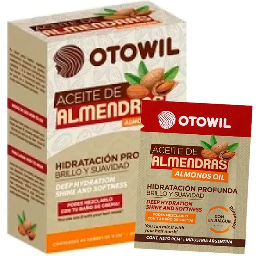 Aceite de Almendras Otowil Sobre x 48