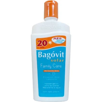 Protector Solar Bagóvit FPS 20 Emulsión 200 ml