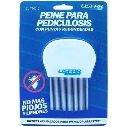Peine para Pediculosis Lisfar de Acero Inoxidable