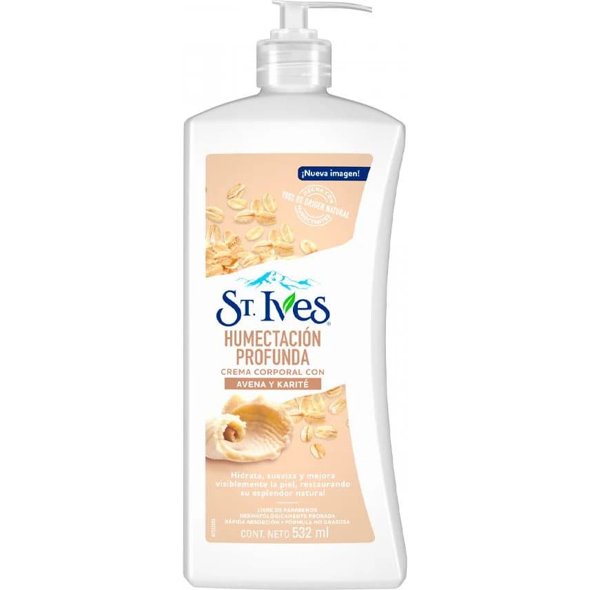 Crema Corporal St. Ives Avena y Karité 532 ml