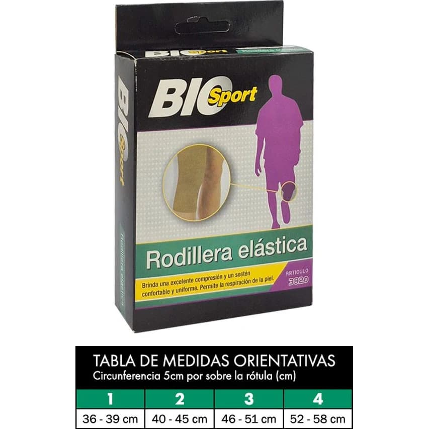 Rodillera Elástica Biosport Talle XL