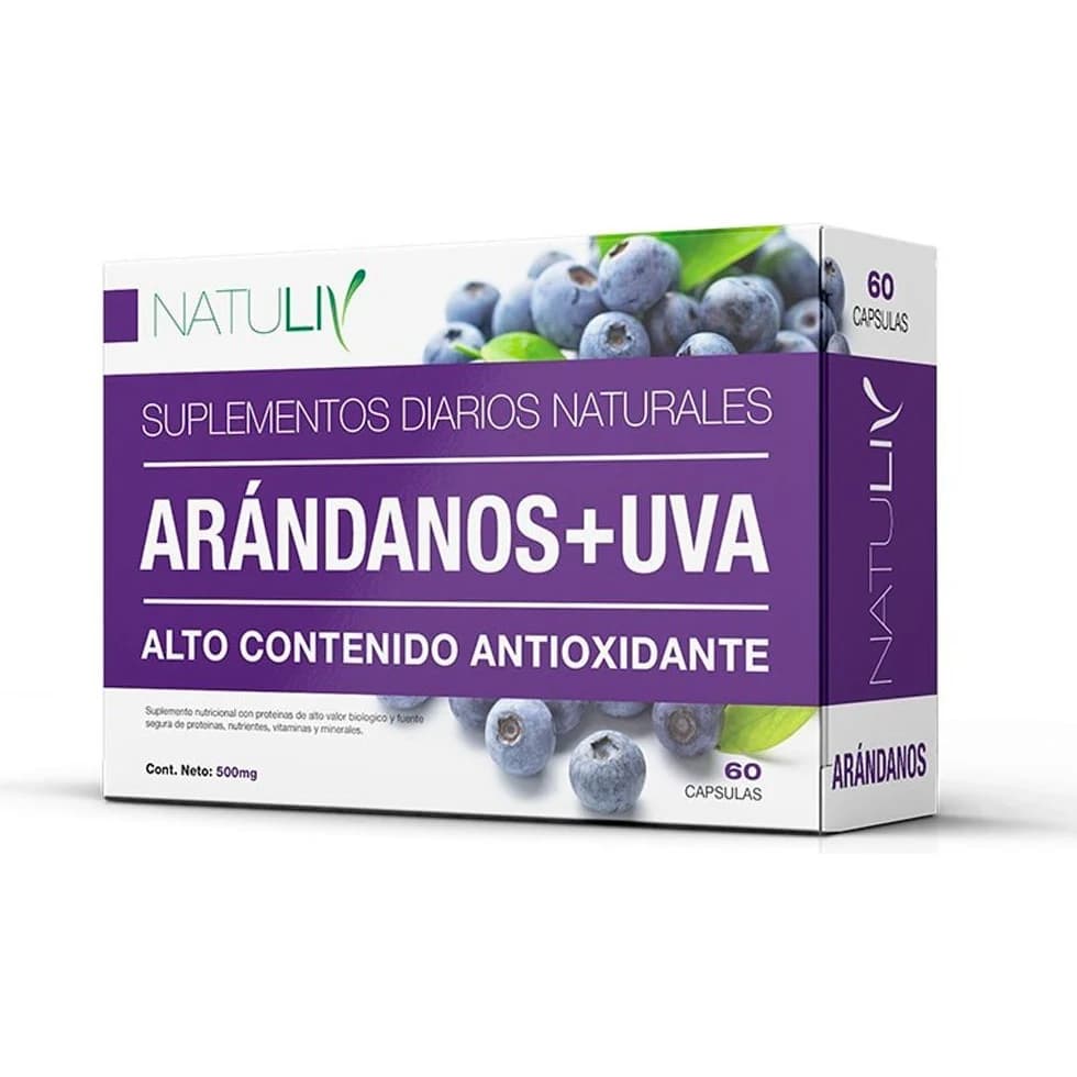 Natuliv Arándanos Cápsulas x 60