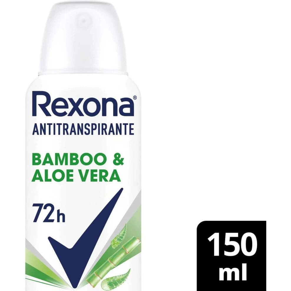 Antitranspirante Aerosol Rexona Bambú y Aloe Vera 89 g