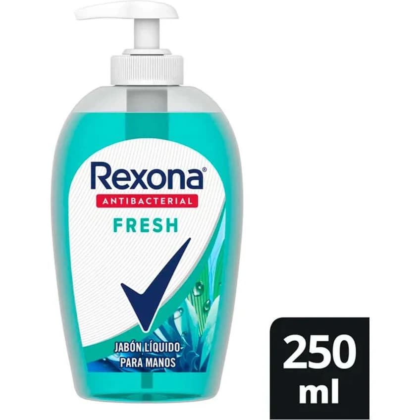 Jabón Líquido Rexona Antibacterial Fresh 250 ml