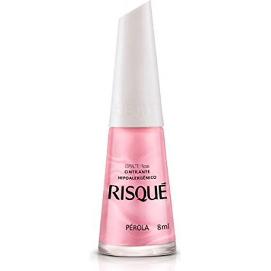 Esmalte de Uñas Risqué Perlado Rosas Perola Tono 220