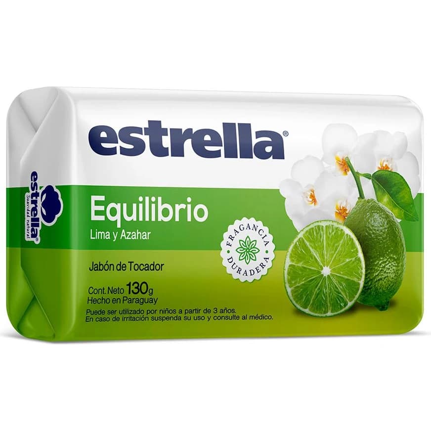 Jabón de Tocador Estrella Equilibrio 130 g