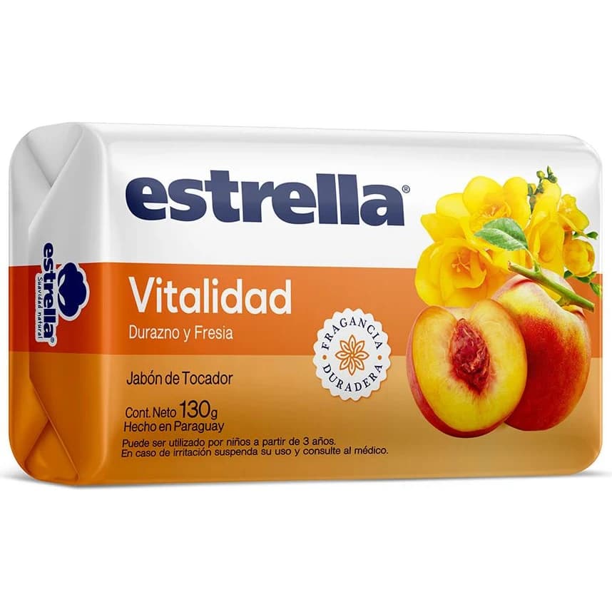 Jabón de Tocador Estrella Vitalidad 130 g