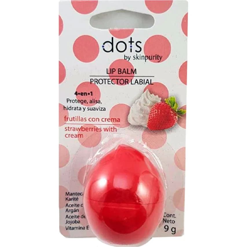 Bálsamo Labial Dots Frutilla 9 g