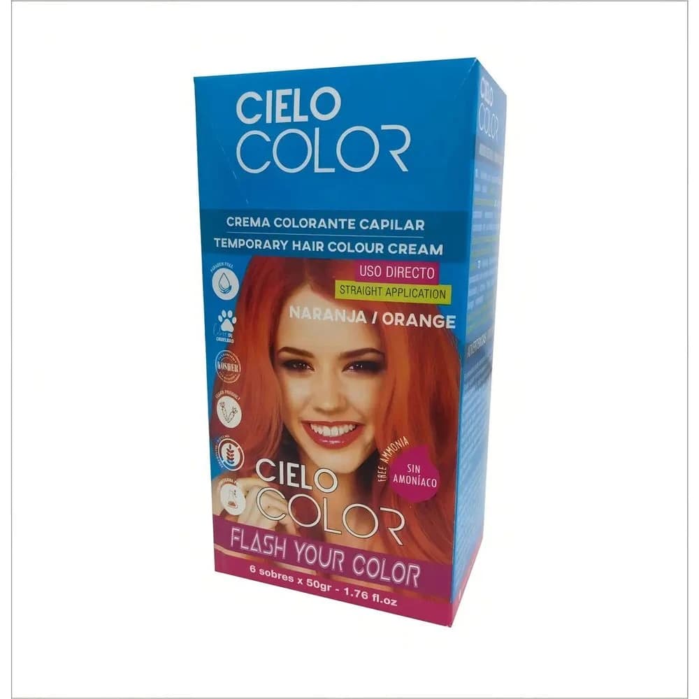 Tintura Capilar Otowil Cielo Naranja 47 g x 6 Unidades
