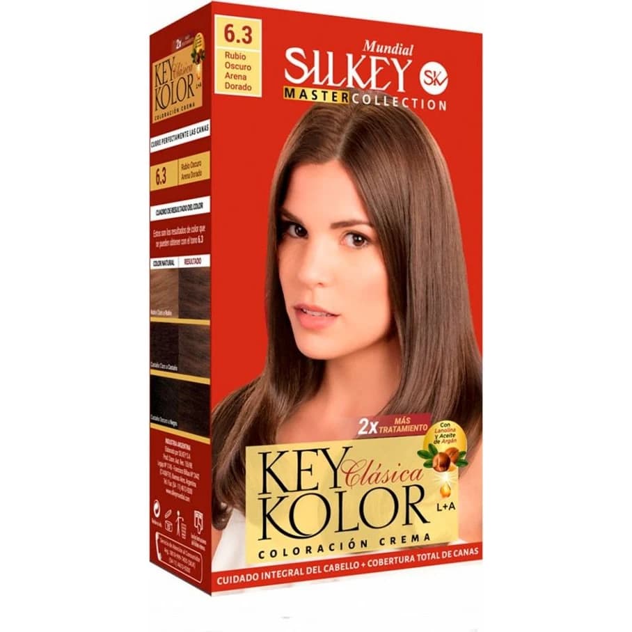 Tintura Capilar Silkey Key Color Master Tono 6.3
