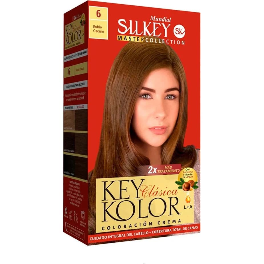 Tintura Capilar Silkey Key Color Master Tono 6