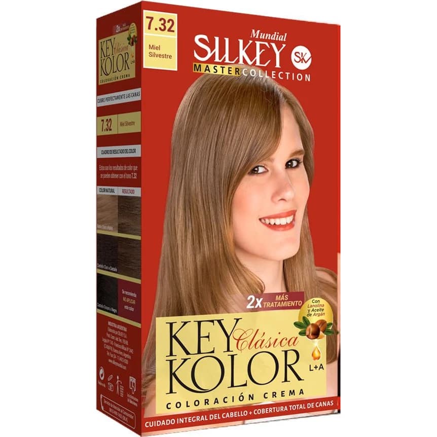 Tintura Capilar Silkey Key Color Master Tono 7.32