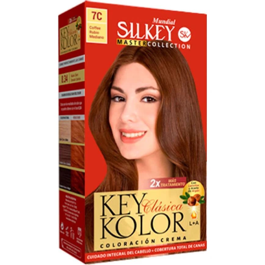Tintura Capilar Silkey Key Color Master Tono 7.C