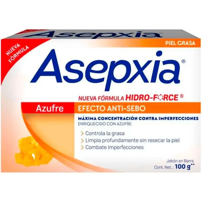 Jabón Asepxia Azufre 100 g