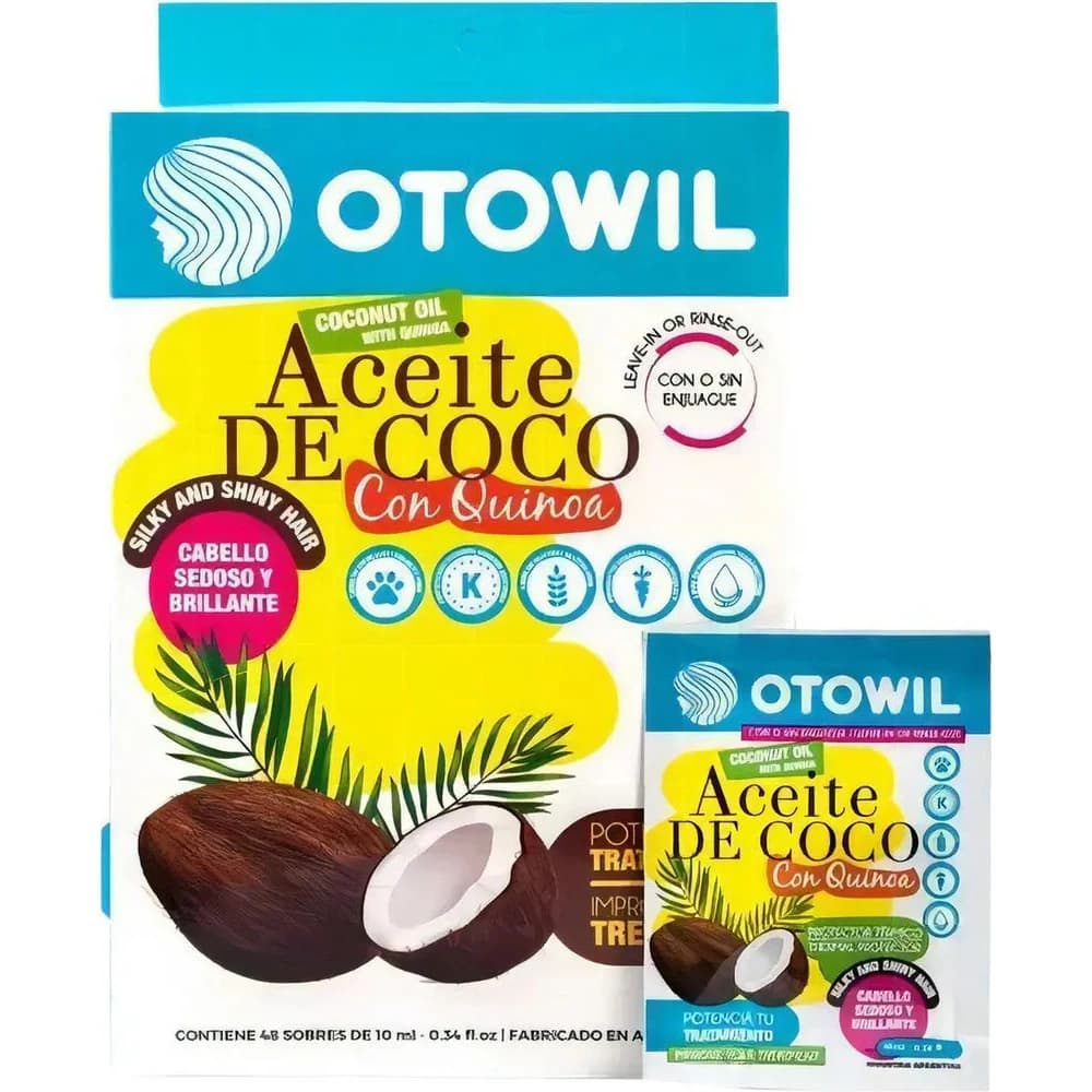 Aceite Capilar de Coco Otowil x 48 Sobres
