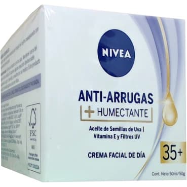 Crema Facial Nivea Antiarrugas 35+ 50 ml