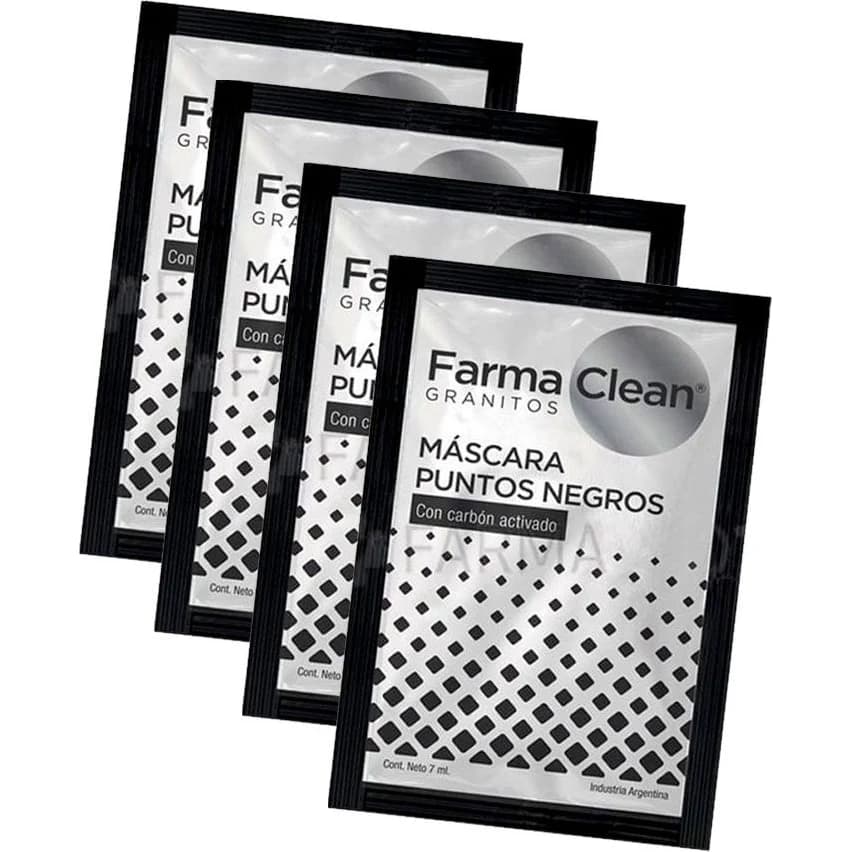 Máscara Facial Farmaclean para Puntos Negros 4 Sobres