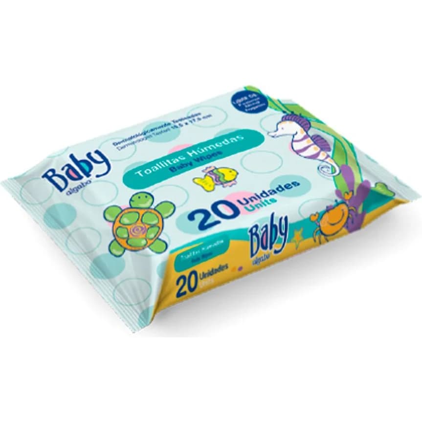 Toallitas Húmedas Algabo Baby x 20 unidades