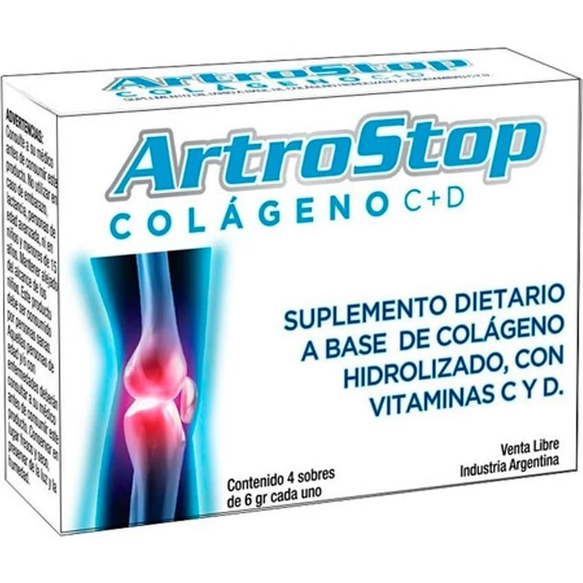 Artrostop Colágeno en Sobres x 4