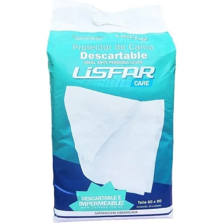 Protector de Cama 60×90 cm Pack 10 unidades