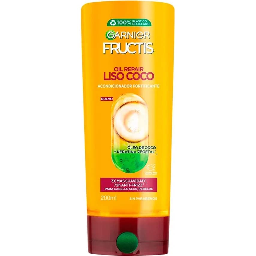 Acondicionador Garnier Fructis Oil Repair Liso Coco 200 ml