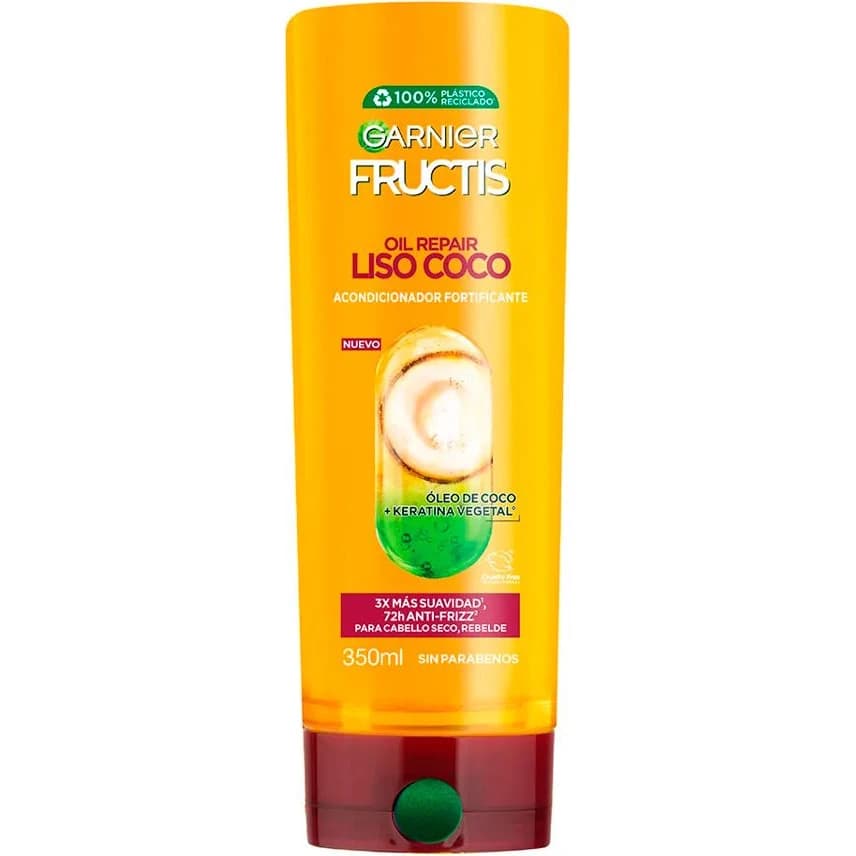 Acondicionador Garnier Fructis Oil Repair Liso Coco 350 ml