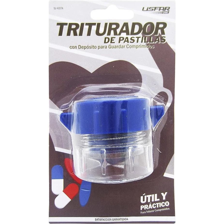 Triturador de Pastillas con Depósito Lisfar