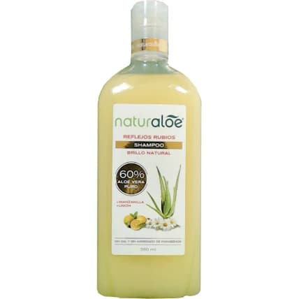 Shampoo Naturaloe Reflejos Rubios 360 ml