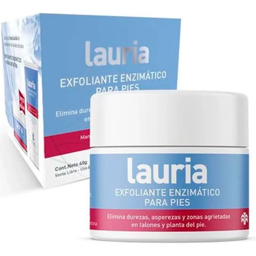 Exfoliante Enzimático para Pies Lauria 40 g