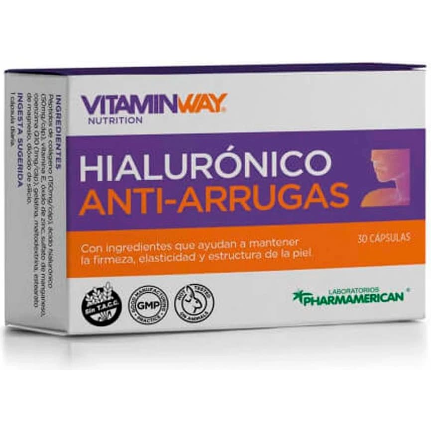 Vitamin Way Ácido Hialurónico Antiarrugas x 30 Cápsulas