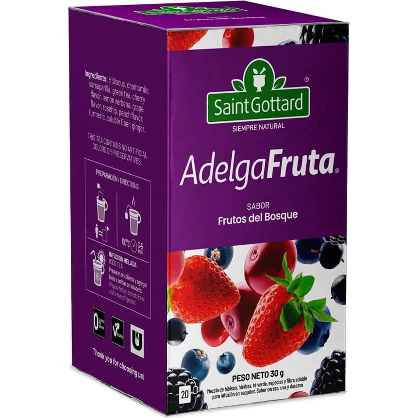 Té en Saquitos Saint Gottard Adelgafruta F. del Bosque 20 Saquitos