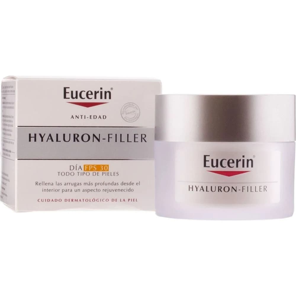 Crema Facial Eucerin Hyaluron-Filler Día FPS 30