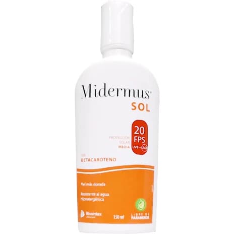 Protector Solar Midermus FPS 20 Beta 150 g