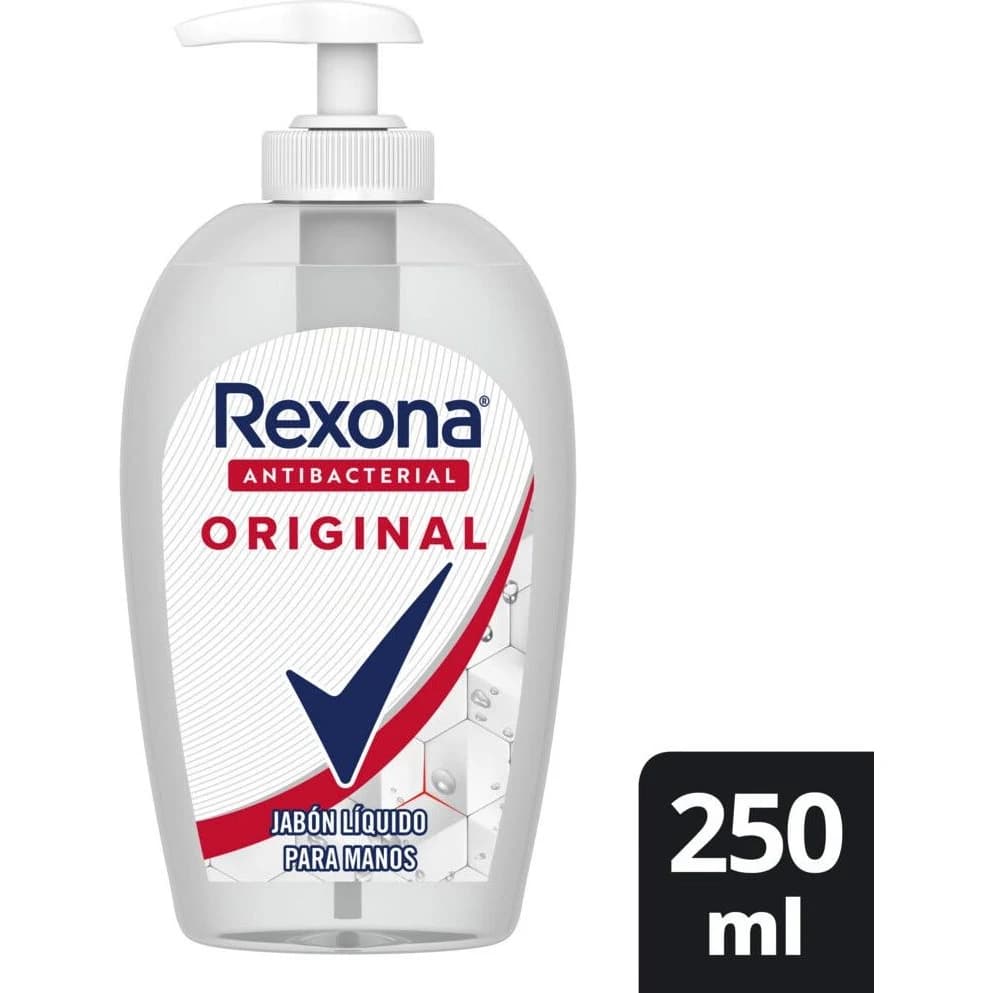Jabón Líquido Antibacterial Rexona Original 250 ml