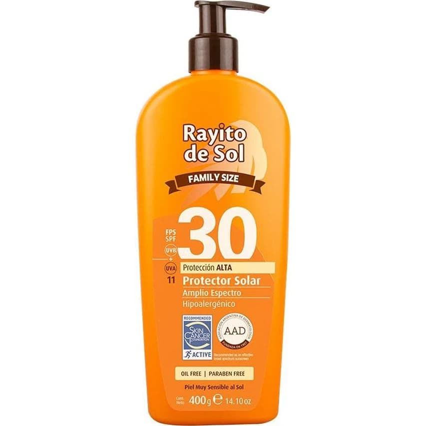 Protector Solar Rayito de Sol FPS 30 Emulsión Family 400 g