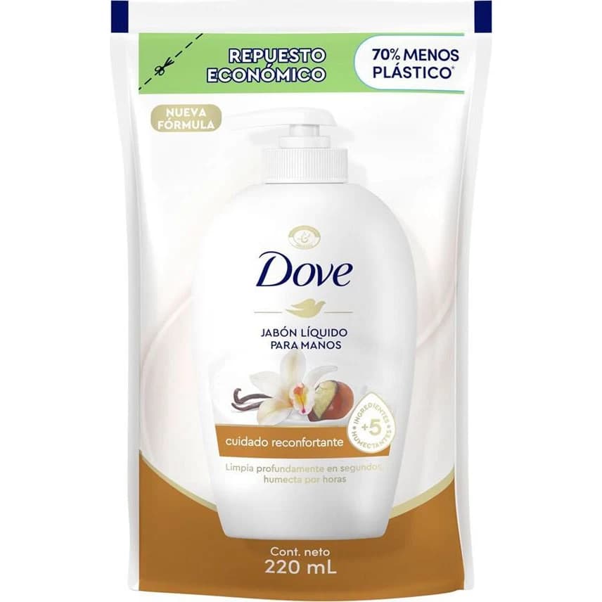Jabón Líquido Dove Karité y Vainilla 220 ml