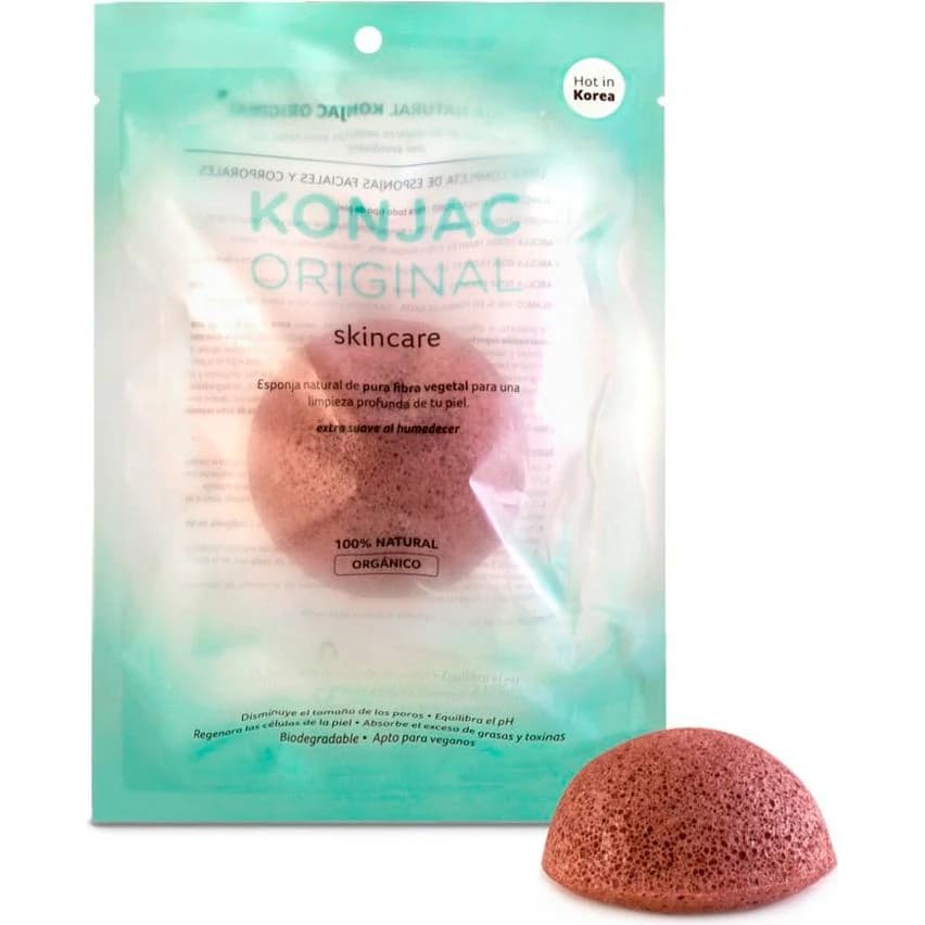 Esponja Facial Konjac Roja France