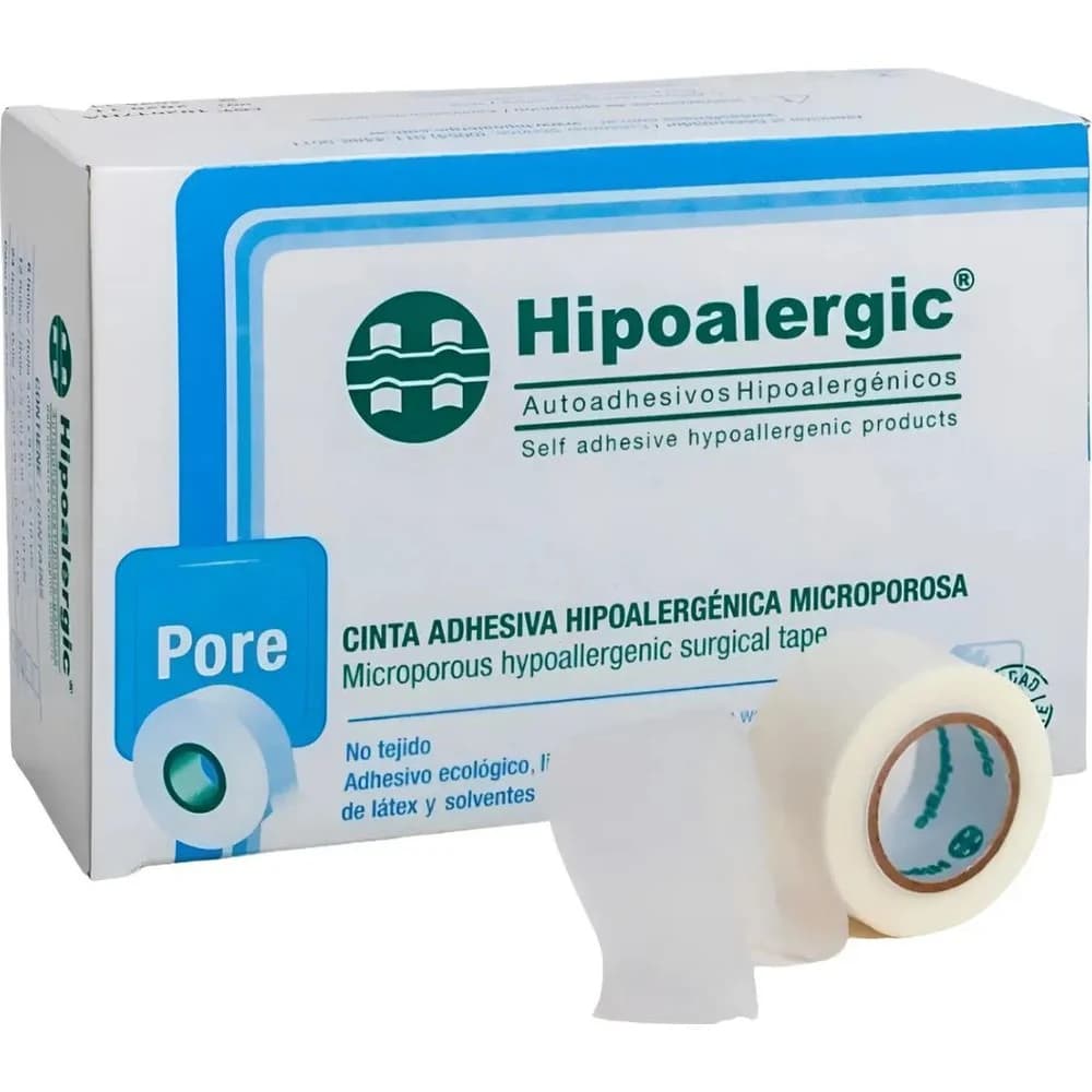 Tela Adhesiva Hipoalergénica Riasa 2,50 cm x 9 m - Caja x12