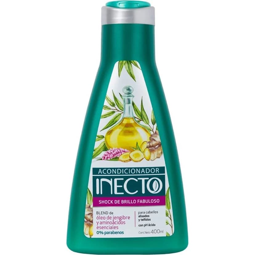 Acondicionador Inecto Shock Brillo Fabuloso 400 ml