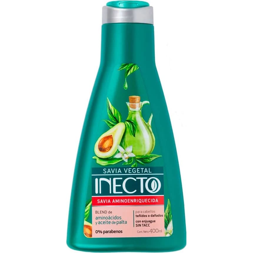 Shampoo Inecto Savia Vegetal Aminoenriquecida 400 ml
