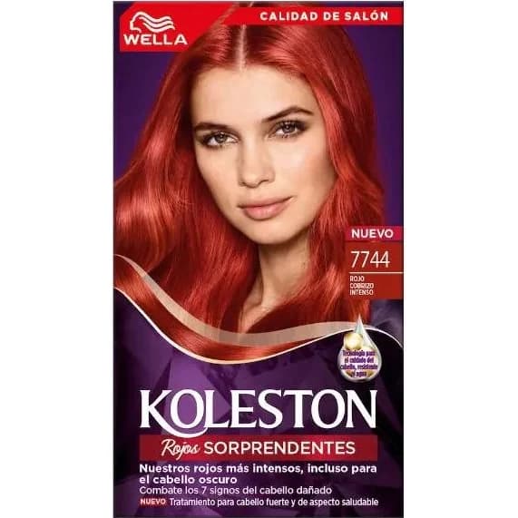 Tintura Capilar Koleston Kit Tono 74 Rubio Ardiente