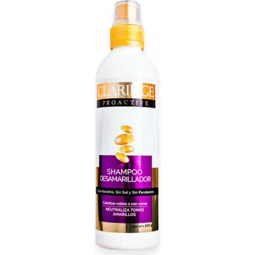 Shampoo Desamarillador Claridge 300 ml