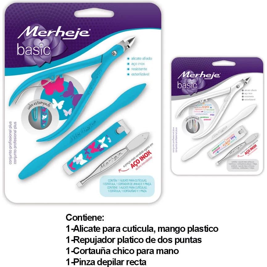 Kit Profesional de Manicuría Merheje Basic Plus