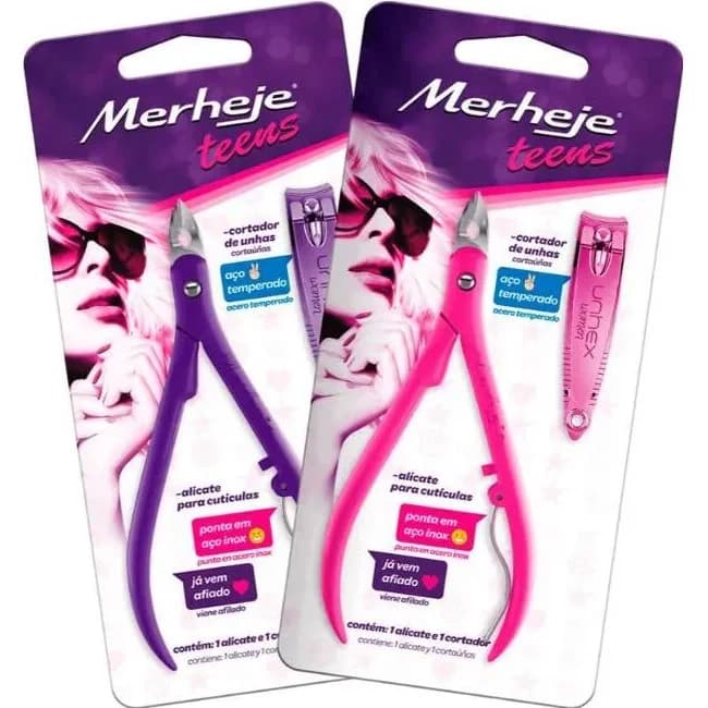 Kit Merheje Teens Alicate + Cortaúñas