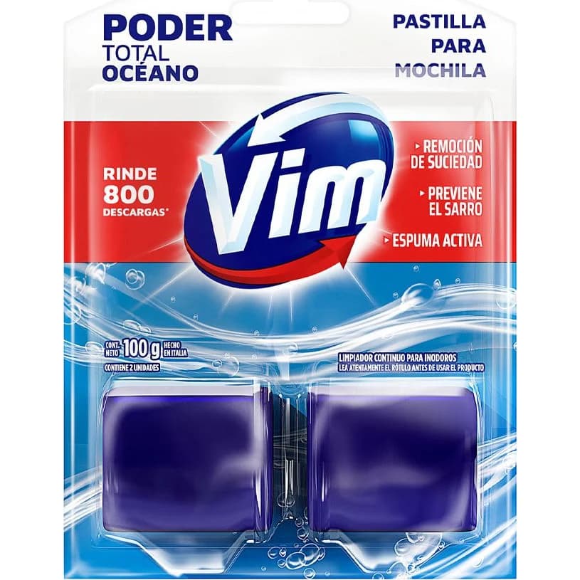 Pastillas para Inodoro Vim Ocean Pack x100 g