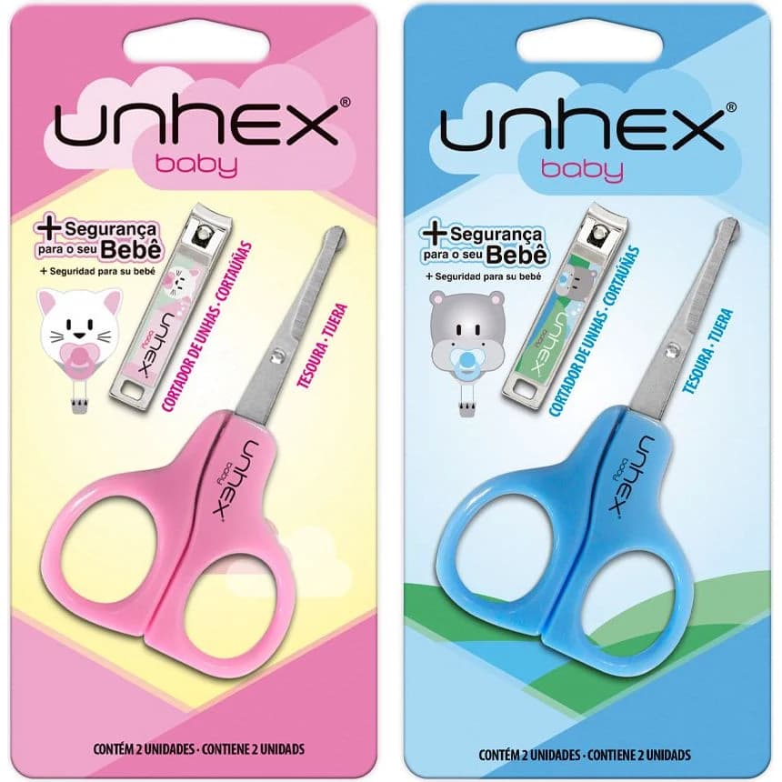 Kit de Cuidado Bebé Unhex Tijera y Cortauñas