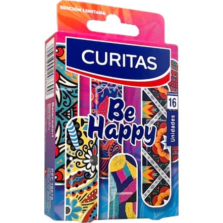Curitas Apósitos Curitas Be Happy x16 Unidades